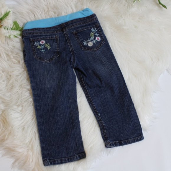 George Toddler Girl Denim Capris - Size 5 - Picture 5 of 6